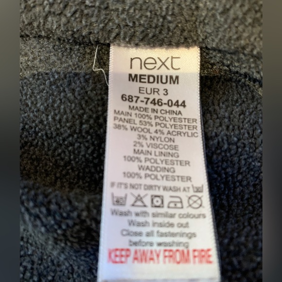 Next Uk Quilted Jacket Size Medium Men’s - Picture 6 of 11